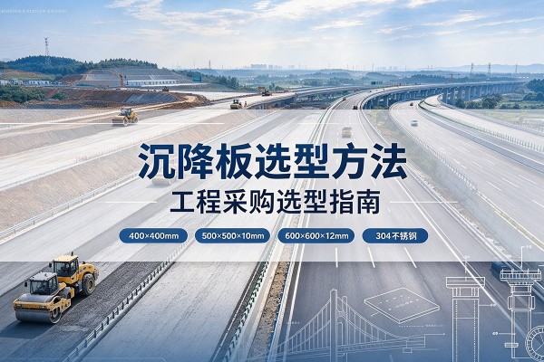 丰城沉降板选择方法