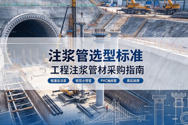 丰城注浆管选型标准