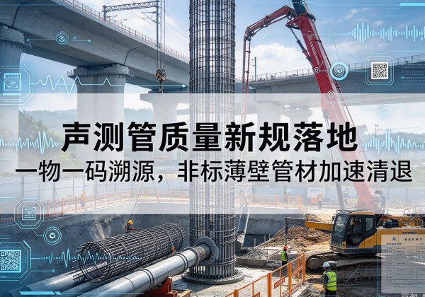丰城声测管质量新规落地，一物一码溯源，非标薄壁管材加速清退