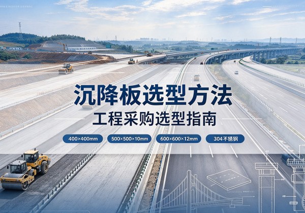 丰城沉降板选择方法