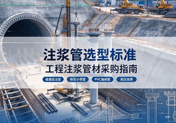 丰城注浆管选型标准